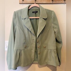 Notations peplum jacket. Size Petite Large